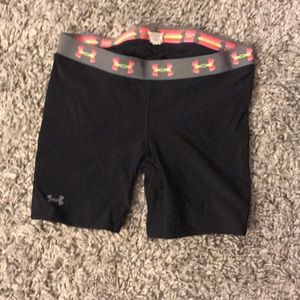 Under Armour black softball sliding shorts